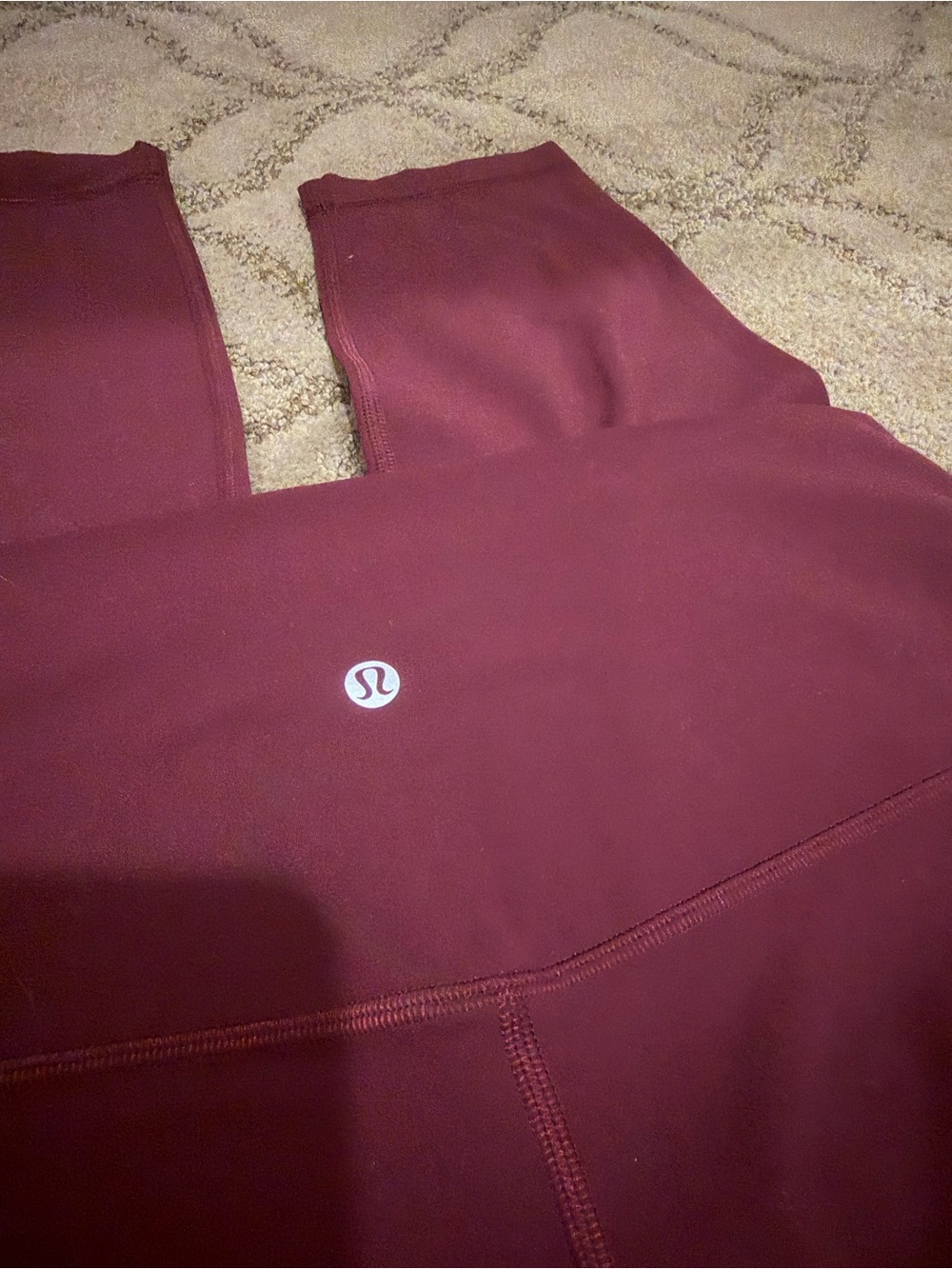 lululemon athletica Burgundy Leggings